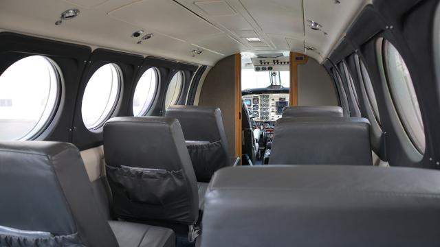 Beechcraft King Air Seating Back View