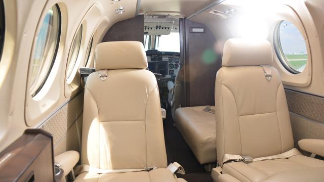 Beechcraft King Air Seating Front View 2