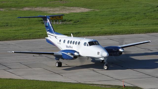 Beechcraft King Air 200 Front View