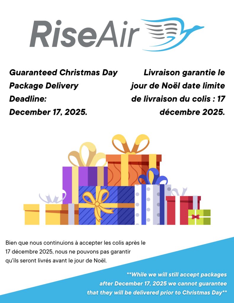 2025 Guaranteed Christmas Day Package Delivery Deadline is December 16, 2022