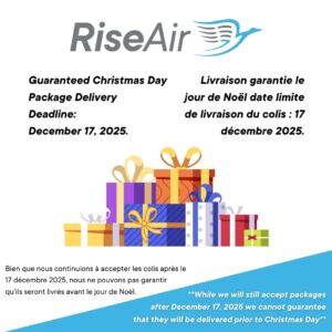 Ship your Christmas gifts before December 17, 2025 to arrive in time for Christmas Day.