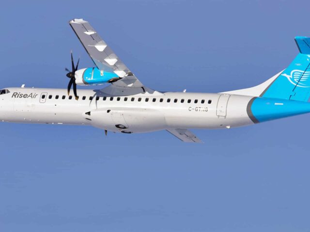 ATR 72 600 flying
